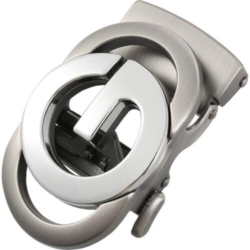 Fashion Mens Business Alloy Automatic Buckle Unique Men Plaque Belt Buckles 3.5cm Ratchet Men Apparel Accessories LY136-23595