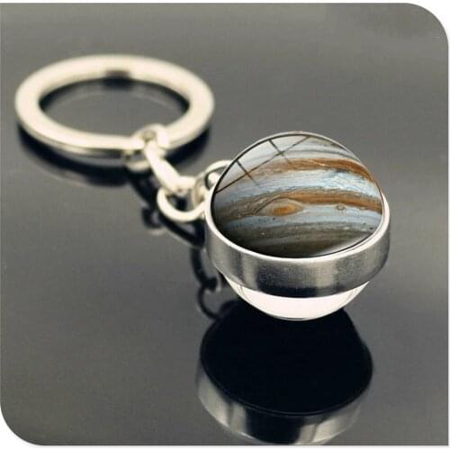 Glass Ball Car Key Chain Earth Sun Mars Art Picture for Chevrolet Chevelle FNR 1970 1967 Cavalier Volt SS FNR-X Matiz