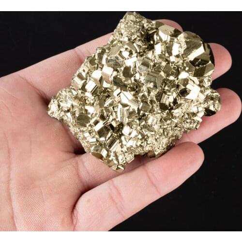 1pcs Natural Pyrite Stone And Minerals Natural Crystal Quartz Stone For Divination Chakra Energy Healing Stones