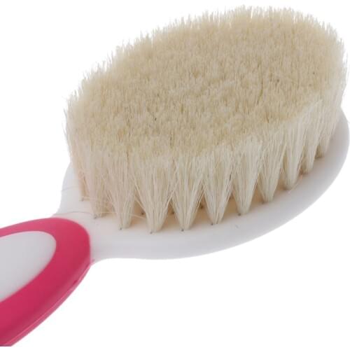 2pcs Portable Soft Newborn Baby Hair Brush Baby Kids Comb Child Hairbrush Sets Boys Girls Head Massager