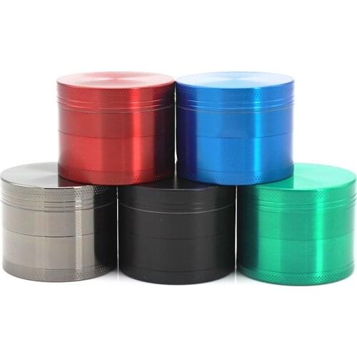 4-Layer Aluminum weed Herbal Herb Tobacco Grinders Weed Grinders Smoking Pipe weed accessories Tobacco Pipes pipas fumar