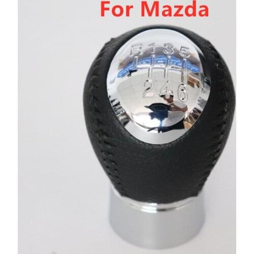 5 6 Speed Gear Shift Knob for Mazda 3 BK 5 CR 6 GG/GY MPV PREMACY CP 323/323F BJ 626 GF/GW XEDOS 6 RX-8 MT Stick Accessories