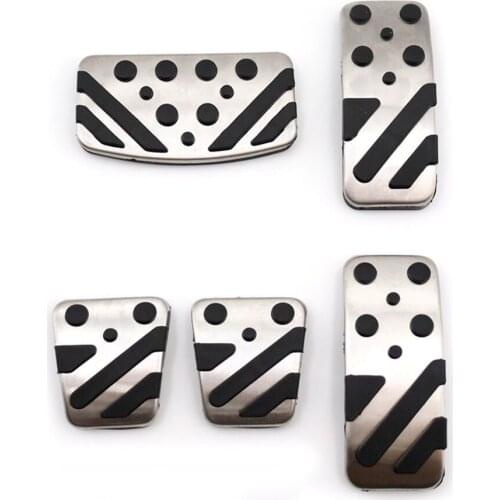 Car Brake Accelerator Pedal Covers For Mitsubishi Eclipse Cross Outlander ASX Lancer 2009 2014 2015 2016 2017 2018