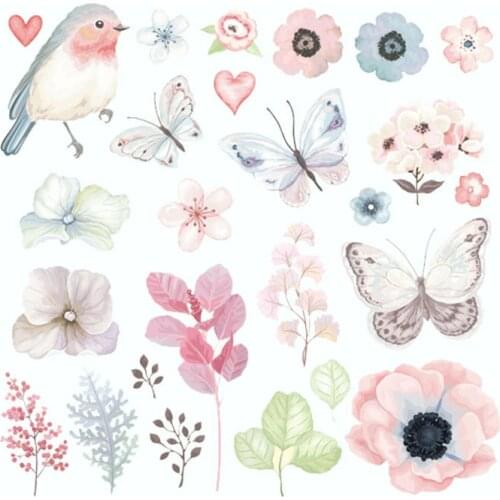 Colife Flower Patch T-shirt Dresses Patches For Clothing 22*21.7cm A-level Washable Heat Transfer DIY Accessory Decoration