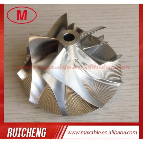 HX35 5+5 blades high performance 53.88/78.00mm turbo milling/aluminum 2618/billet compressor wheel