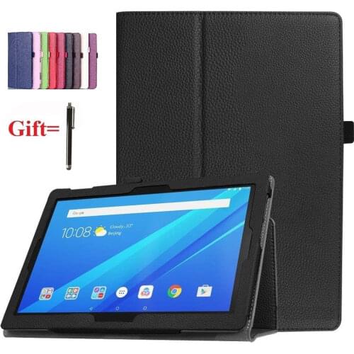 Flip Magnetic Shell For Lenovo Tab E10 E 10 X104 Tablet (2019 released) 10.1 inch tablet Funda Stand Smart case with Pen+Film
