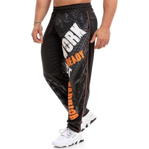 2020 new trendy brand fitness plus size printing trousers hip-hop mens sweatpants