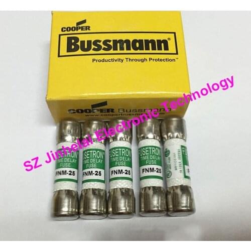 New and original FNM-25 Time-Delay Fuses 25A 250V 10*38mm