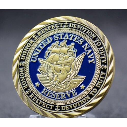 United States Navy coin USN U.S. navy goat challenge coins Commemorative Coin Art Collection Collectible Holiday Gift
