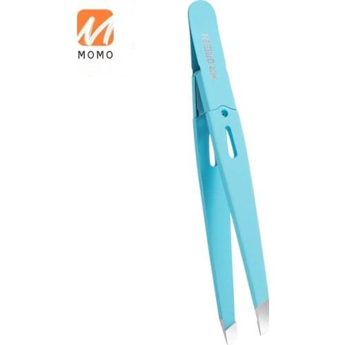 Eye Tweezer Tweezers Beard Pulling Small Tweezers Oblique Mens Beard Clip Eyebrow Tweezers Multi-function The Standby Family