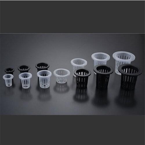 Mesh Pot Net Cup Basket Hydroponic Aeroponic Planting Grow Clone Nursery Plant Soilless 50Pcs Hydroponic colonization