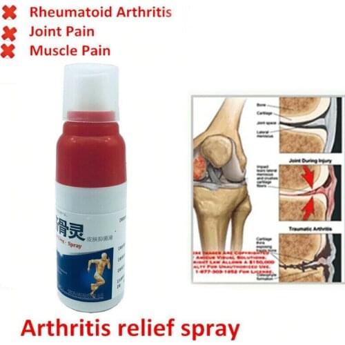 Pain Relief Spray Rheumatism Arthritis Muscle Bone Portable for Sprain Knee Waist @ME88