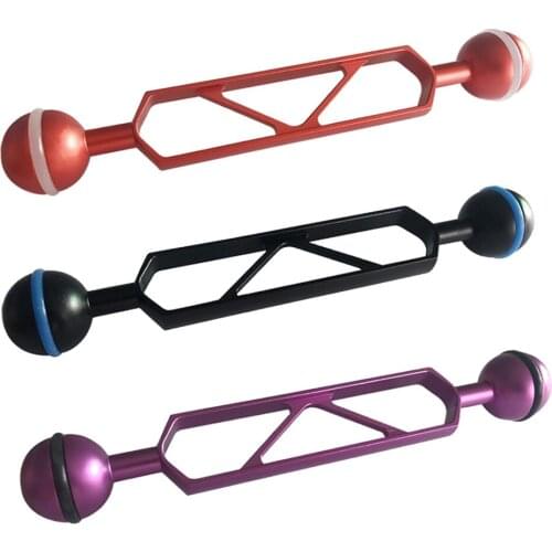 Aluminium Alloy Double Ball Arm Photography Extension Extend Arm Support