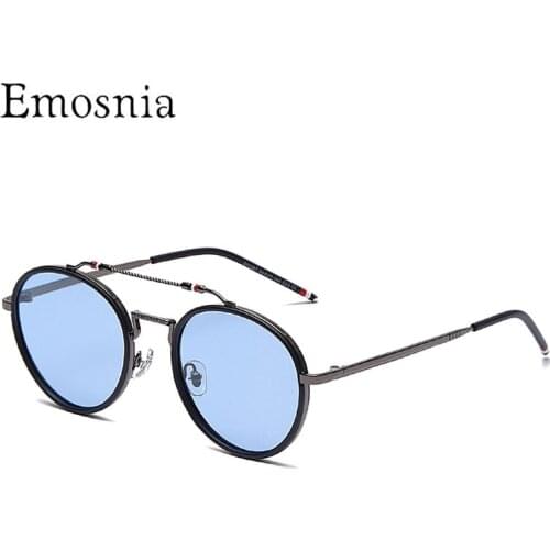 2021 Steampunk Polarized Round Metal Sunglasses Men Women Driving Retro Brand Design Vintage Sun Glasses Ourdoor Eyeware UV400