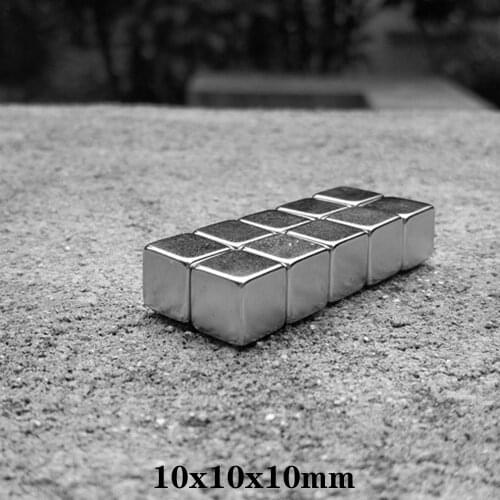 5/10/20/30/50/60pcs 10x10x10 Square Magnets Neodymium Magnet 10x10x10mm Permanent NdFeB Block Super Strong Magnet 10*10*10