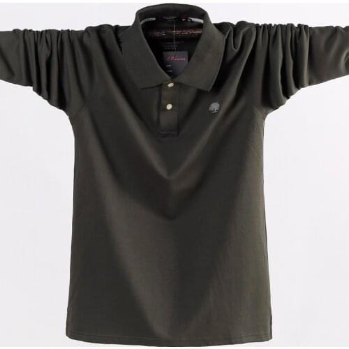 Asstseries Long Sleeve Polos For Men