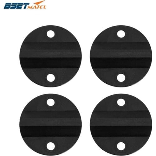 BSET MATEL 4 PCS High Quality Fishing Holder Round Rubber Gasket Grip the Rail Prevent Damage to Rail Boat Marine Accessories