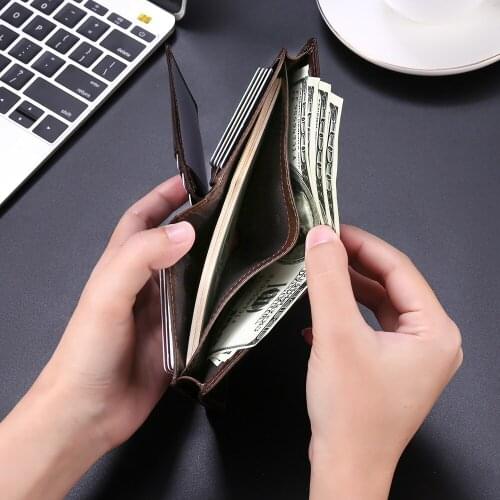 Wallet men short paragraph leather vertical section men wallet short paragraph drivers license wallet mens business multi-card