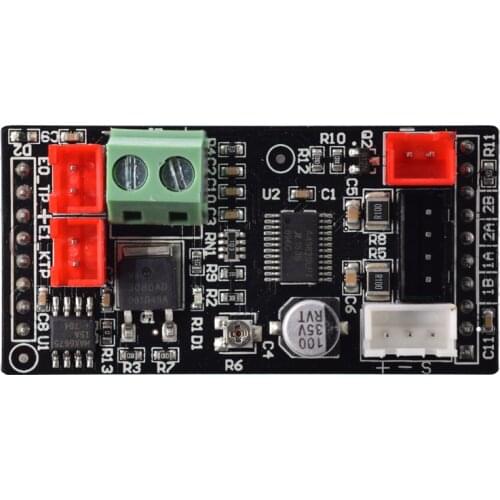 3D printer parts Dlion Board Dual Extruder Expansion Module 120W For Two Color/ head Printing thermistor/thermocouple1 in 2 out