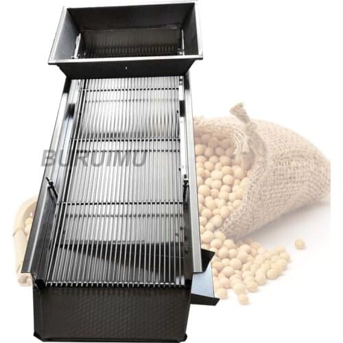 Electric Grain Screening Machine Corn Soybean Wheat Rice Rapeseed Peanut Screener Vibration Separation Cleaner