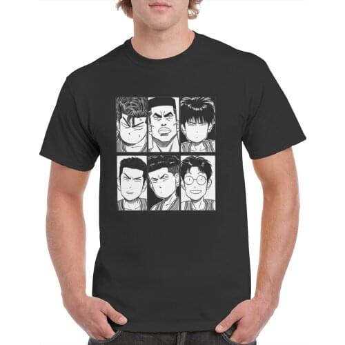 Summer fashion Anime SLAM DUNK T-shirt Mens Summer Cotton Short Sleeve T Shirt for male comfortable top tees