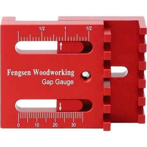 Measuring Tools Woodworking Mini Gaps Gauge Aluminum Alloy Depth Measuring Sawtooth Ruler Angle Ruler Depth Measuring Sawtooth