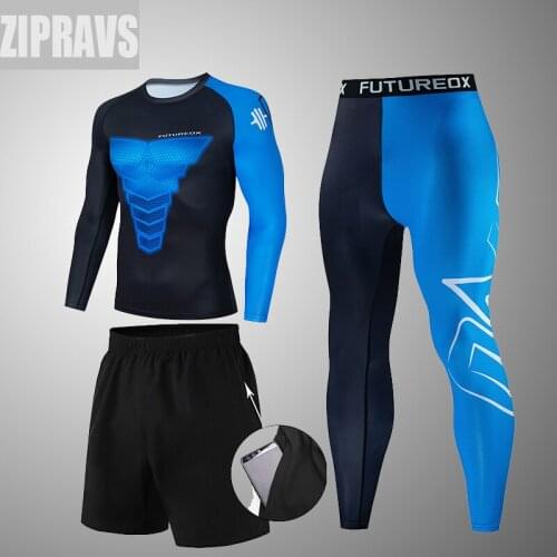 Jiu jitsu rashguard for men compression muay thai t shirt shorts mma clothing rash guard bjj sets sport boxing suit gym clothes