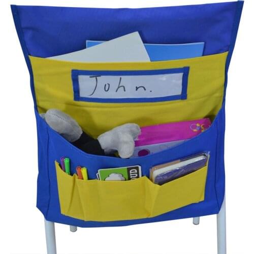 Desk Book Bag Book Storage Bag Hanging Book Bag Student Desk Storage Bag Chair Pockets Durable Washable Seat Sack Storage Bag