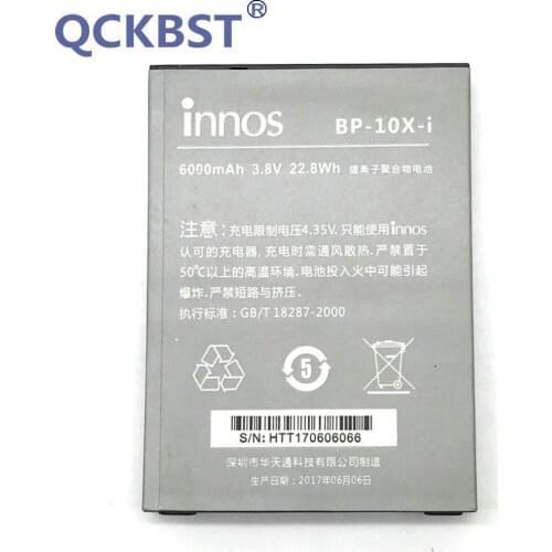 New 6000mAh BP-10X-i For Innos D10 D10C D10F D10CF Highscreen Boost 2 II SE In stock Tracking code