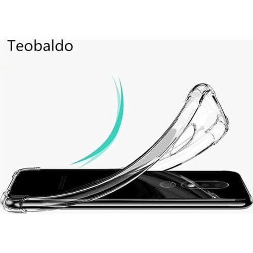 Teobaldo Original case For Nokia 2.1 5.1 3.1 X6 6 2018 6.1 7 plus 1 3310 9 8 7 5 3 2 Phone Transparent Clear Soft slim cases