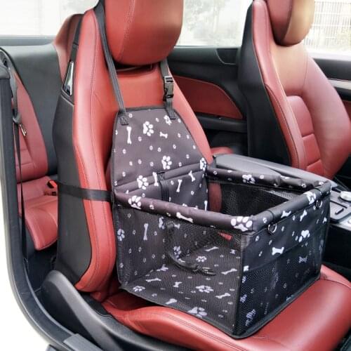 Pet Dog Carrier Folding Car Seat Pad Safe Carry Basket Puppy Bag Car Travel Accessories Waterproof Dog Seat Bag Package Paws NEW