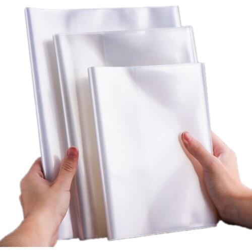 10pcs A4 A5 B5 Transparent Books Covers Waterproof Self-adhesive Book Protecting Film School Office Supplies Stationery