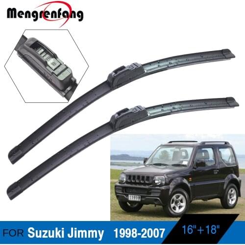 For Suzuki Jimmy Car Soft Rubber Wiper Blade Front Windscreen Wiper Blades 1998 1999 2000 2001 2002 2003 2004 2005 2006 2007