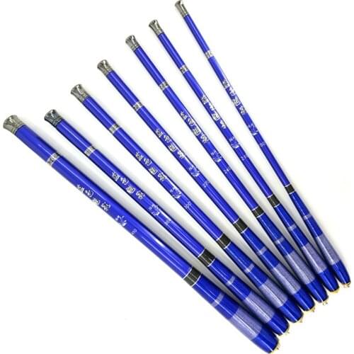 Carbon Fiber Hand Fishing Pole Telescopic Fishing Rod Super Light Hard 1.8M/2.1M/2.4M/2.7M/3.0M/3.6M/4.5M Stream Rod