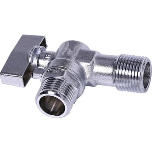 Triangle Valve All Copper Thickened Ball Core Large Flow Angle Valve Toilet Water Heater Cold And Hot Universal Stop Valve