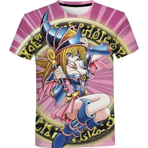 Yu-Gi-Oh! Tshirts Streetwear Men Casual High Street Japan 3D Print T Shirts Summer Cartoon T Shirt Boys Cute Amine T Shirt
