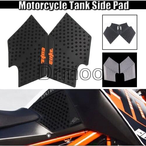 Motorcycle Protector Anti Slip Tank Pad Stickers Gas Knee Grip Traction Side Decal For KTM DUKE 125 200 390 2013-2017