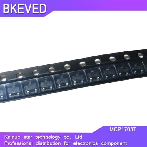 100PCS MCP1703T-3302E/CB SOT-23 MCP1703 3.3V SOT23 MCP1703T new original