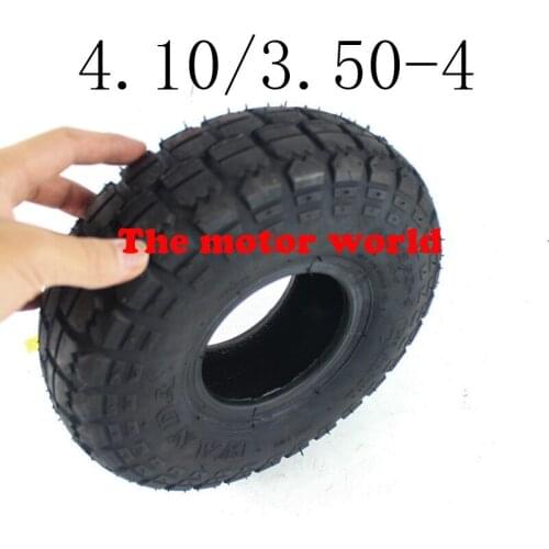 2019 Hot Sale Good Quality 4.10/3.50-4 Tire Scooter Tyre Mini ATV Wheel Tire 3.50-4 Inner Tube Fit for Wanda Wheel Tires Trolley
