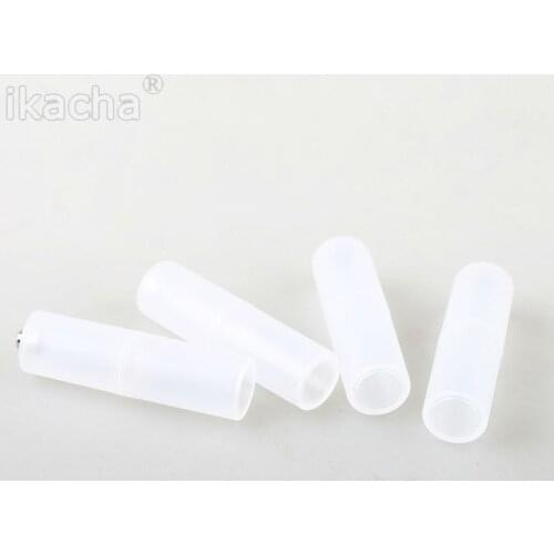 4pcs Plastic Battery Adapter Convertor Size AAA R03 To AA LR6 Battery Convertor Case Holder Free Shipping
