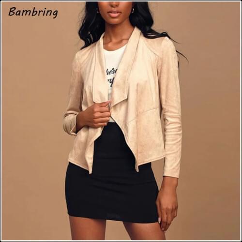 Женские модные кожаные куртки Bambring China At AliExpress