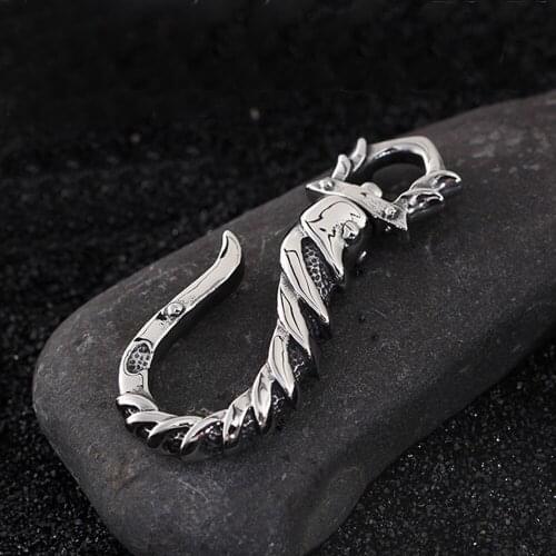 Stainless Steel Huge Clasp For KeyChian Wallet Chain KL003 DIY Clasp