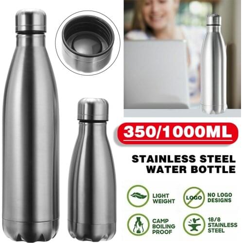 350/500/750/1000ml Stainless Steel Water Bottle Vacuum Insulated Flask Sport Drinking Bottle Portable For Sport Gym Gift