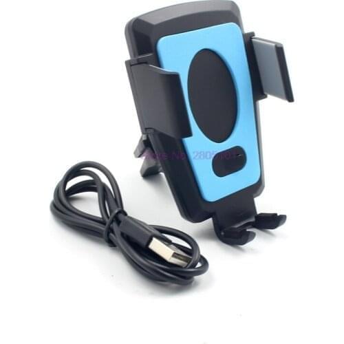 Dhl or fedex 20pcs Smart Automatic Phone Support Car Vent Mount Electric Phone Holder Button Sensor for IPhone Samsung