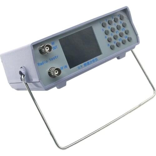 TZT U/V UHF VHF Dual Band Spectrum Analyzer Simple Spectrum Analyzer with Tracking Source 136-173MHz / 400-470MHz