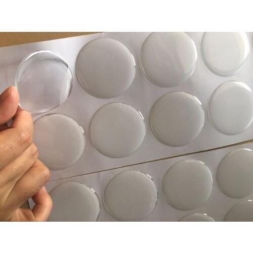Round Epoxy Sticker for Bottle Cap Pendants 2 Inch (50.8mm ) Clear Color,50 PCS