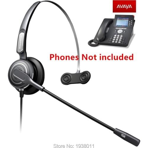 Premium Quality headse HD headphones with microphone for AVAYA 1608 1616 9608 9611 9620 9630 9640 9650 /2410 2420 4610 4620 4621