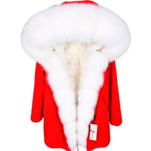 Lavelache Red Fur Coats