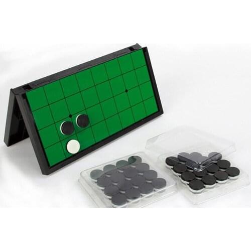 25cm Acrylic Magnetic Portable Folding Reversi Othello Portable Board Chess Standard Educational Home parent-child Family Game
