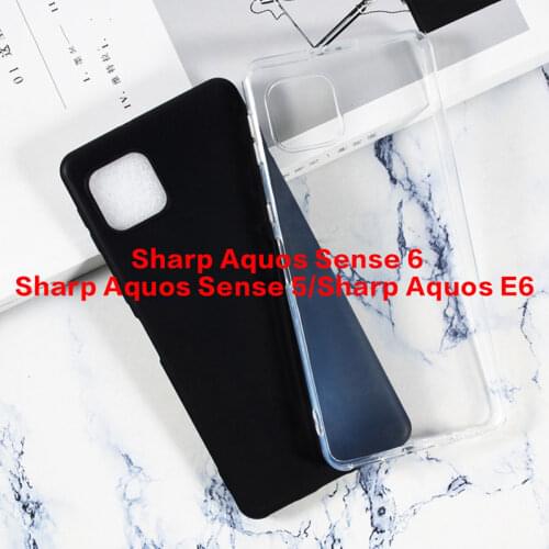 Soft TPU Case Cover For Sharp Aquos Zero 2 Gel Pudding Silicone Case Protective Phone Shell For Sharp Aquos Zero2 6.4"Back Cover